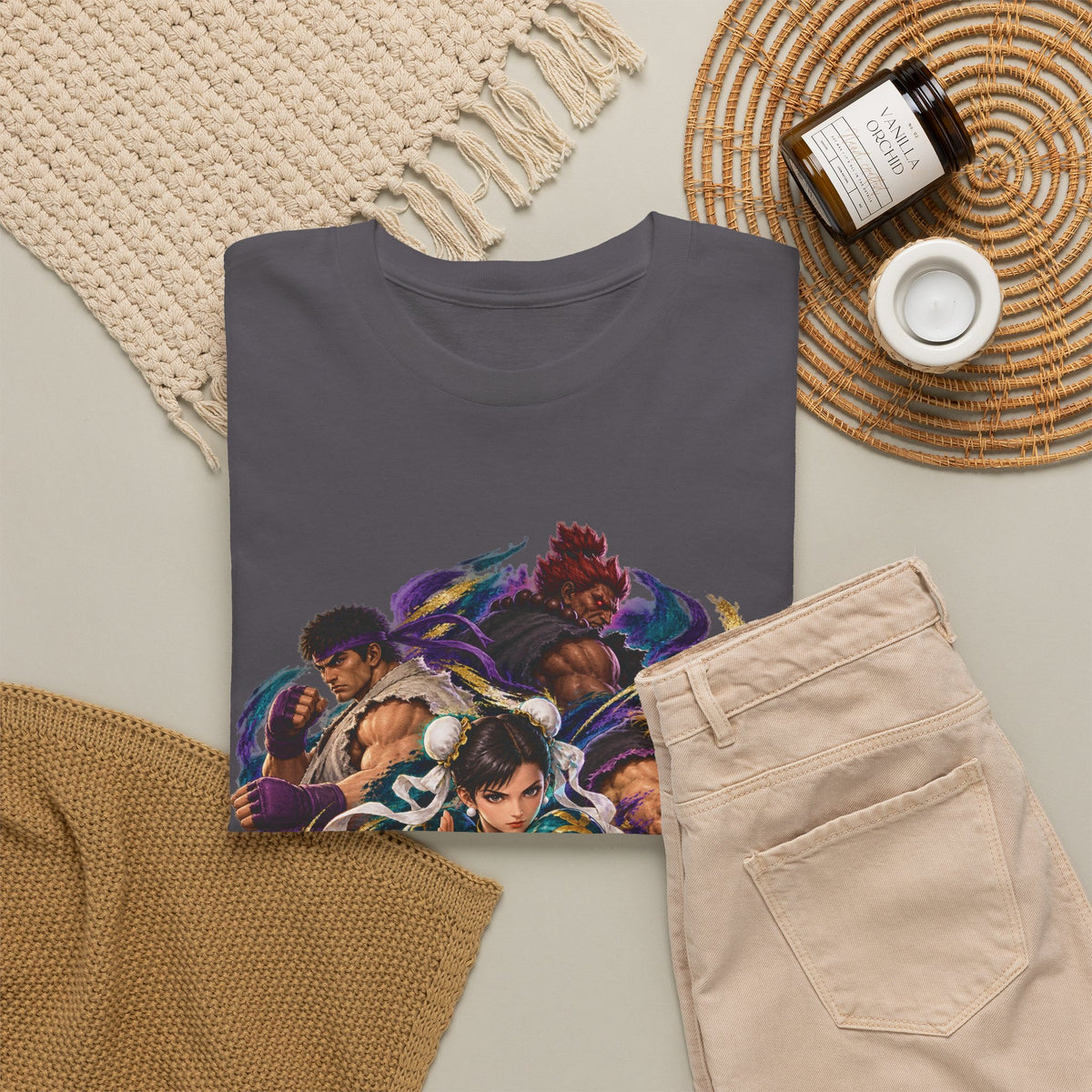 Street Fighter Characters Graphic T-Shirt