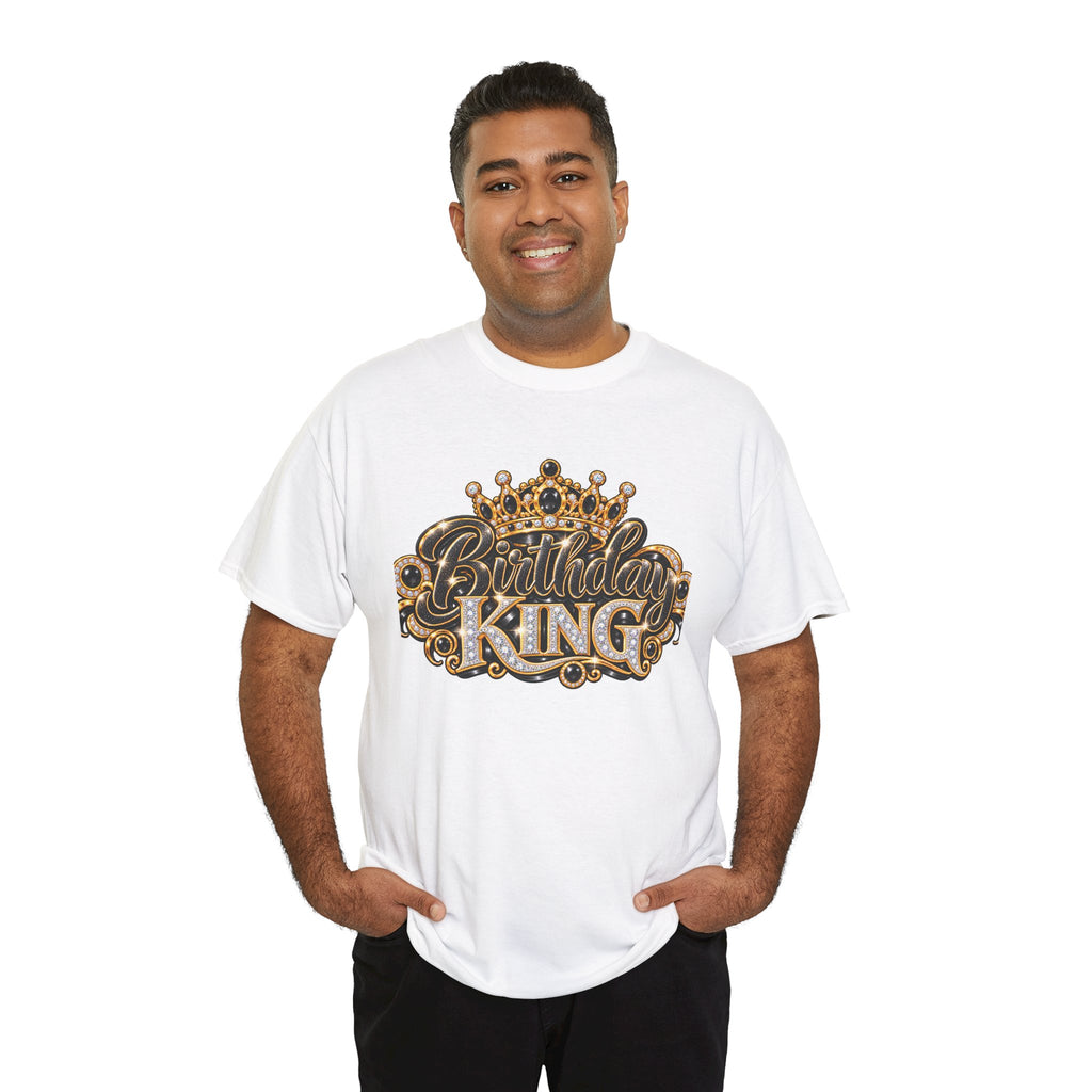 Birthday King Crown Graphic T-Shirt