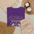 Never Walk Alone Lupus Ribbon Tee | Purple Awareness Ribbon, Support Shirt