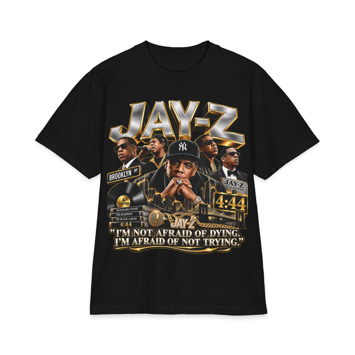 Hip Hop Legend Graphic Tee | Rap Icon Portrait T-Shirt