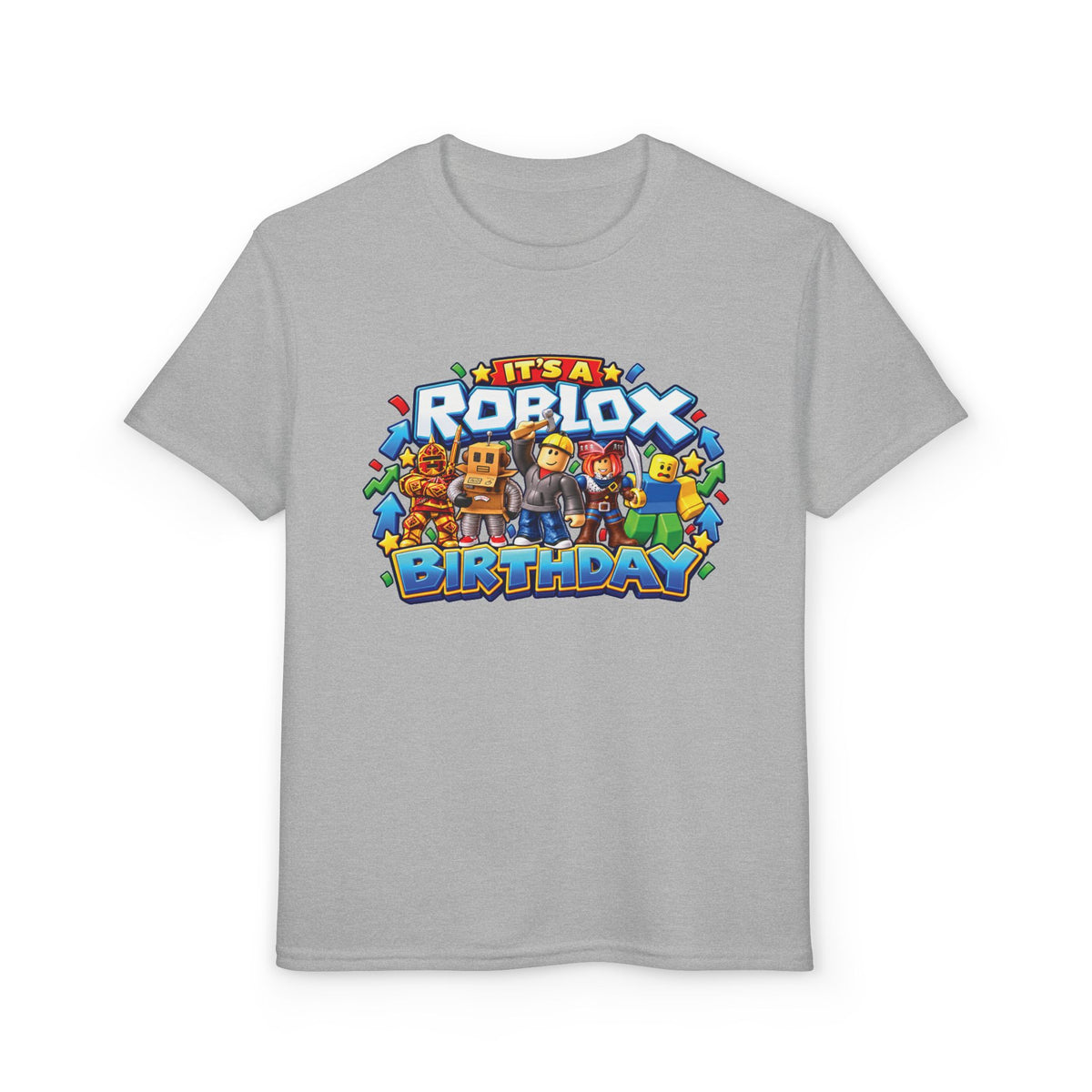 Roblox Birthday Youth T-Shirt – Leveling Up to 8 Gamer Birthday Shirt