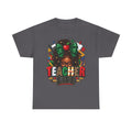 Teacher Life T-Shirt | Black Woman Teacher Illustration, Apple & School Supplies