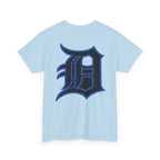 Detroit Basketball Lion Graphic Tee | Motor City D Old English Logo