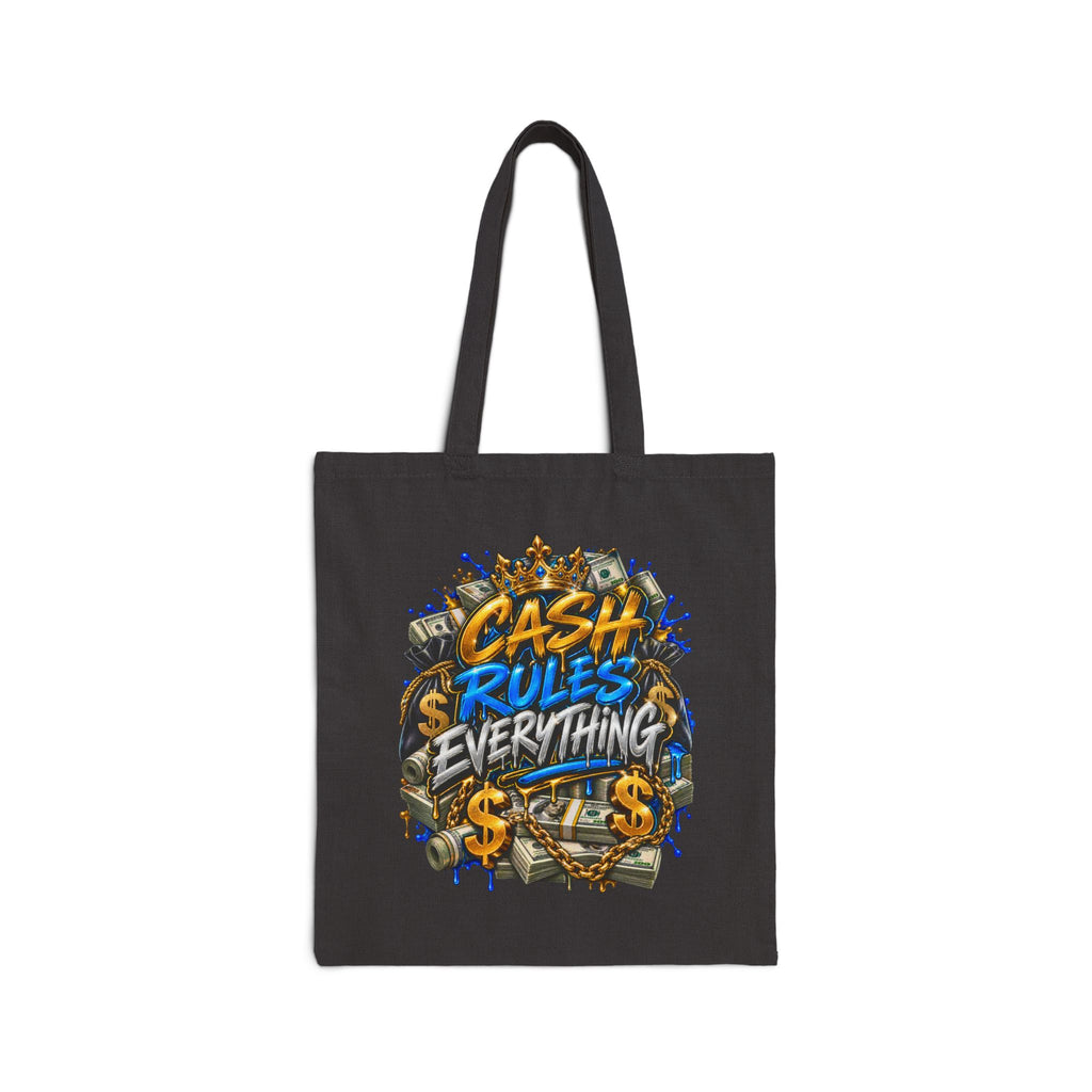 Cash Rules Everything Everything Tote Bag | Urban Money Graffiti Design