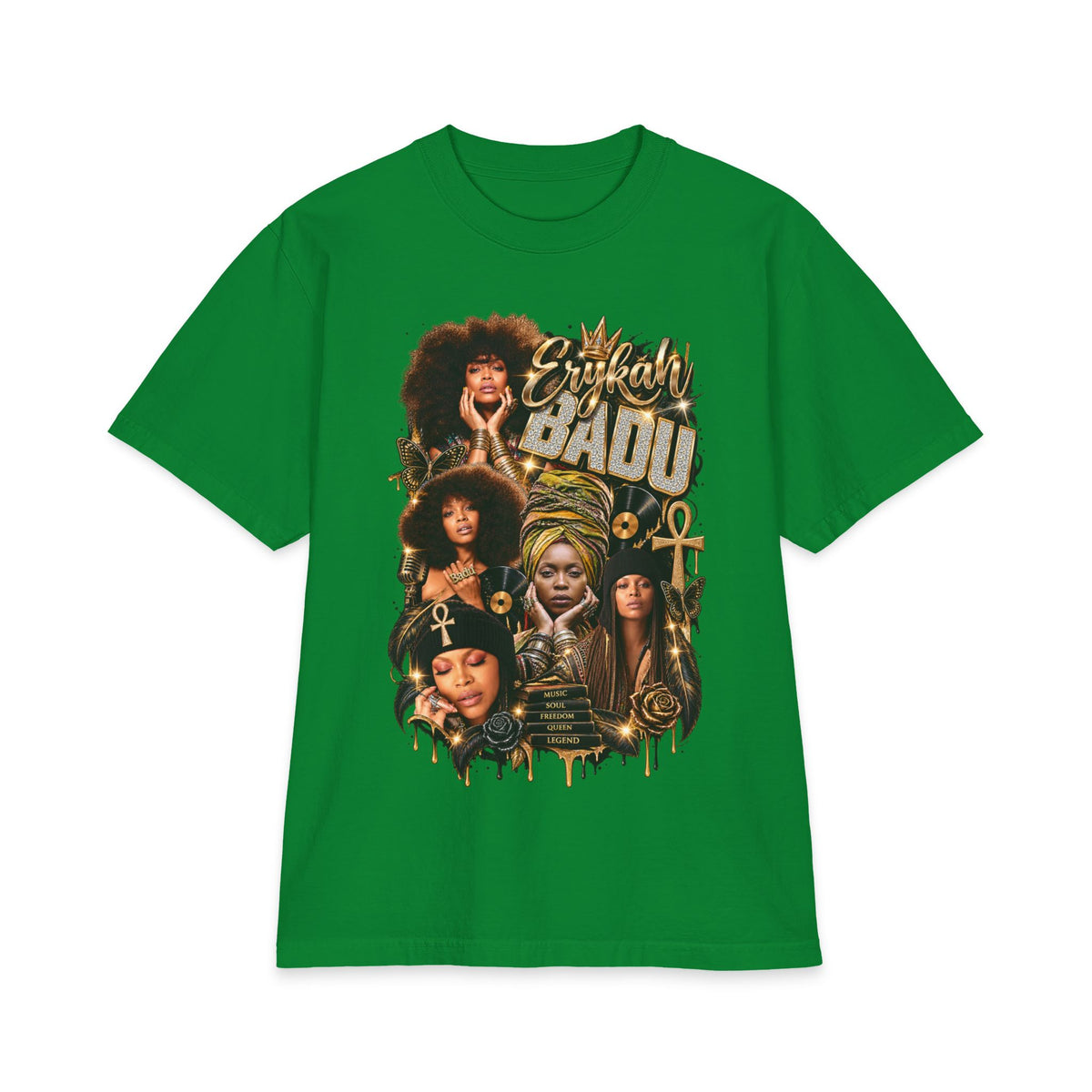 Badu Afro Queens Collage T-Shirt | Retro Soul Portraits