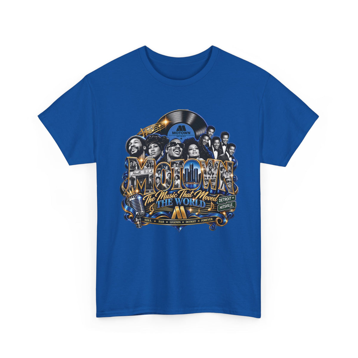 Motown Legends Tee | Detroit Graffiti Back