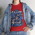 Game Over Skull Gamer Tee | Video Game Controller Graphic Shirt