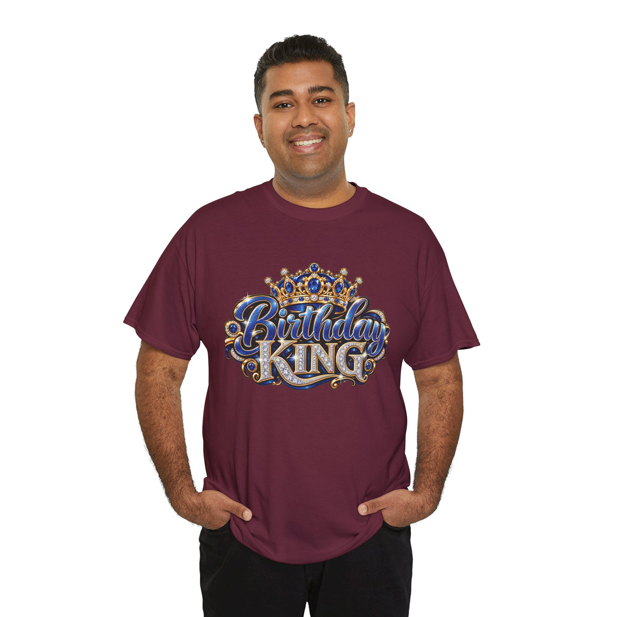 Birthday King Crown Graphic T-Shirt