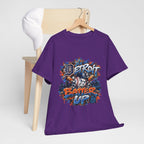 Detroit Batter Up T-Shirt | Baseball City Skyline Tee