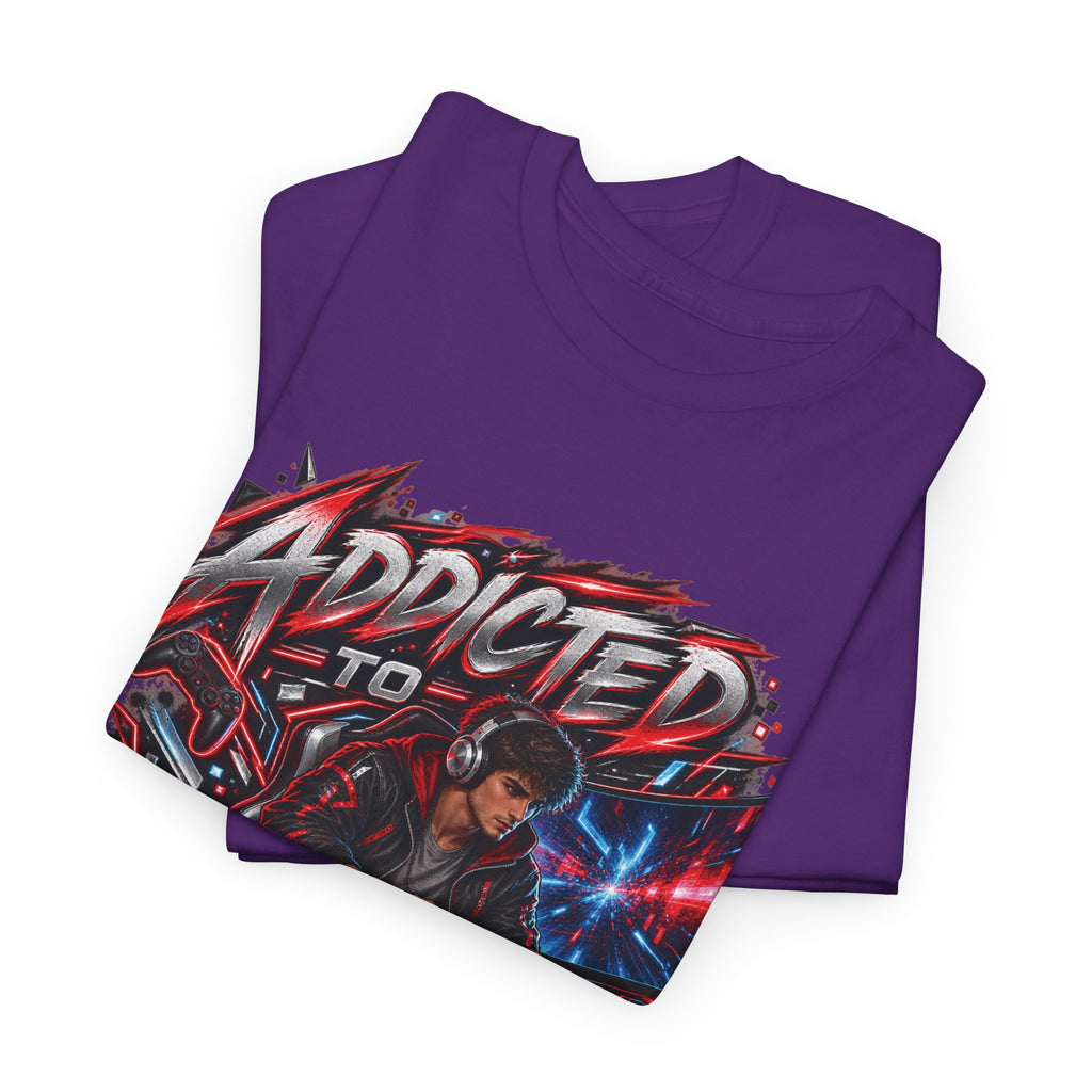 Addicted to Gaming Graphic T-Shirt
