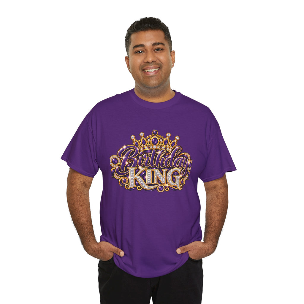 Birthday King Crown Graphic T-Shirt