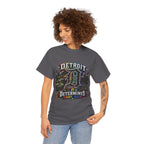 Detroit D Skyline Determined True Grit T-Shirt | City Pride Tee