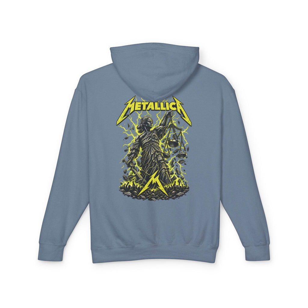 Metallica Skull & Broken Clock Hoodie | Band Logo Rock Music Sweatshirt