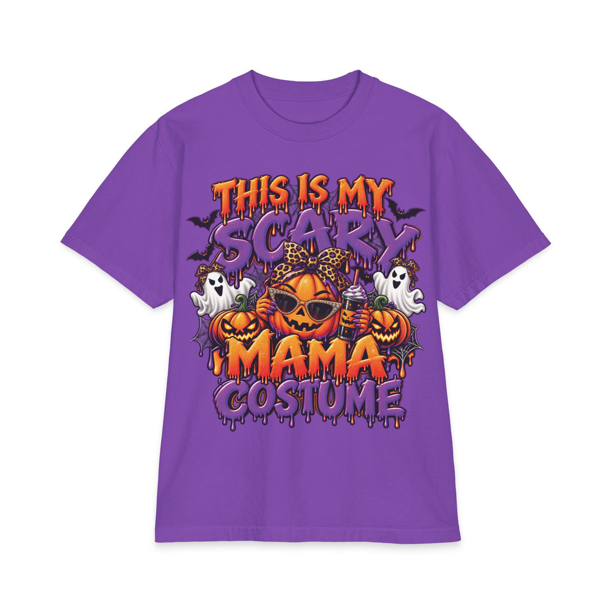 This Is My Scary Mama Costume T-Shirt | Halloween Pumpkin Ghosts
