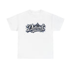 Detroit Skyline Script Tee | Detroit Lion of the North Graphic T-Shirt