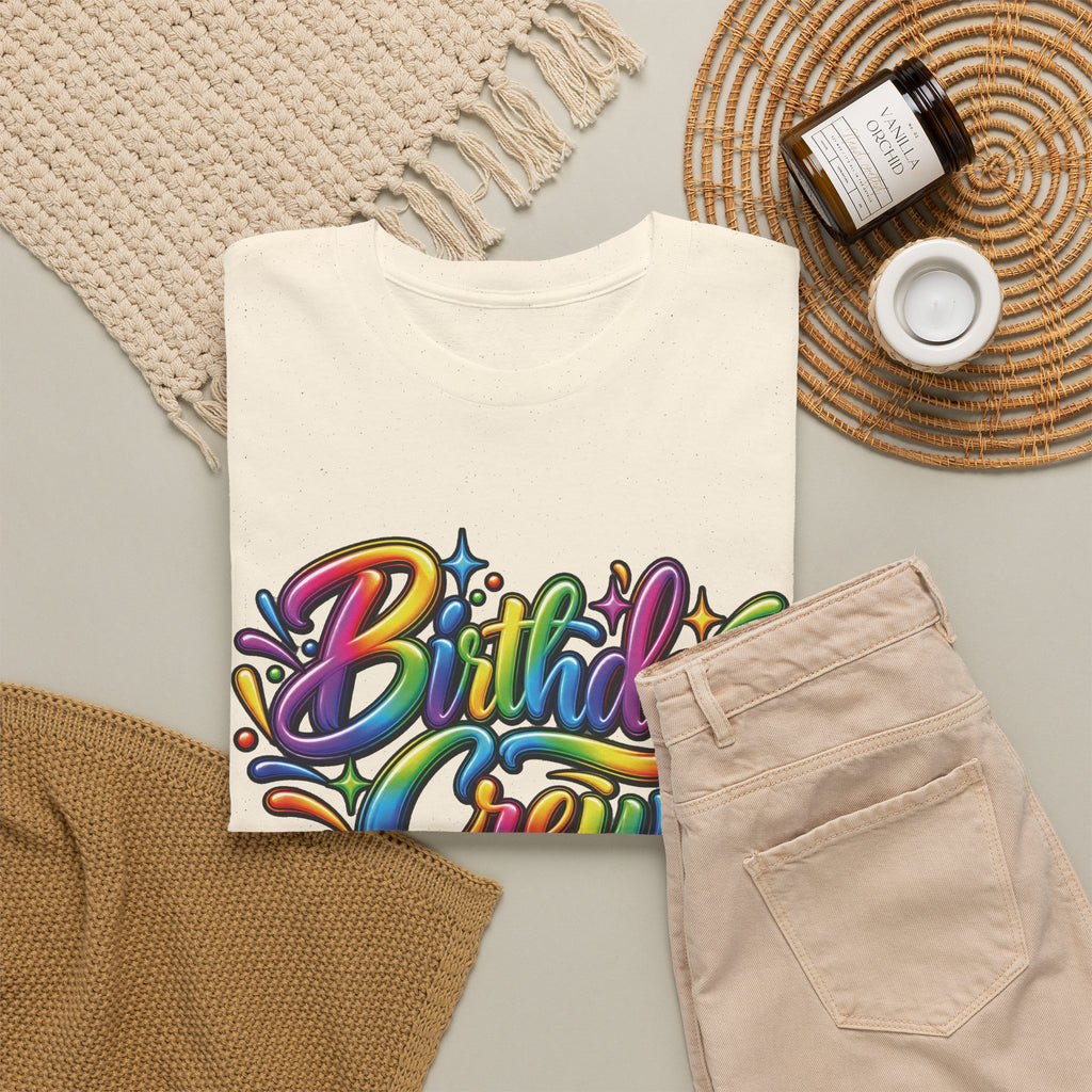 Birthday Crew Colorful Celebration T-Shirt