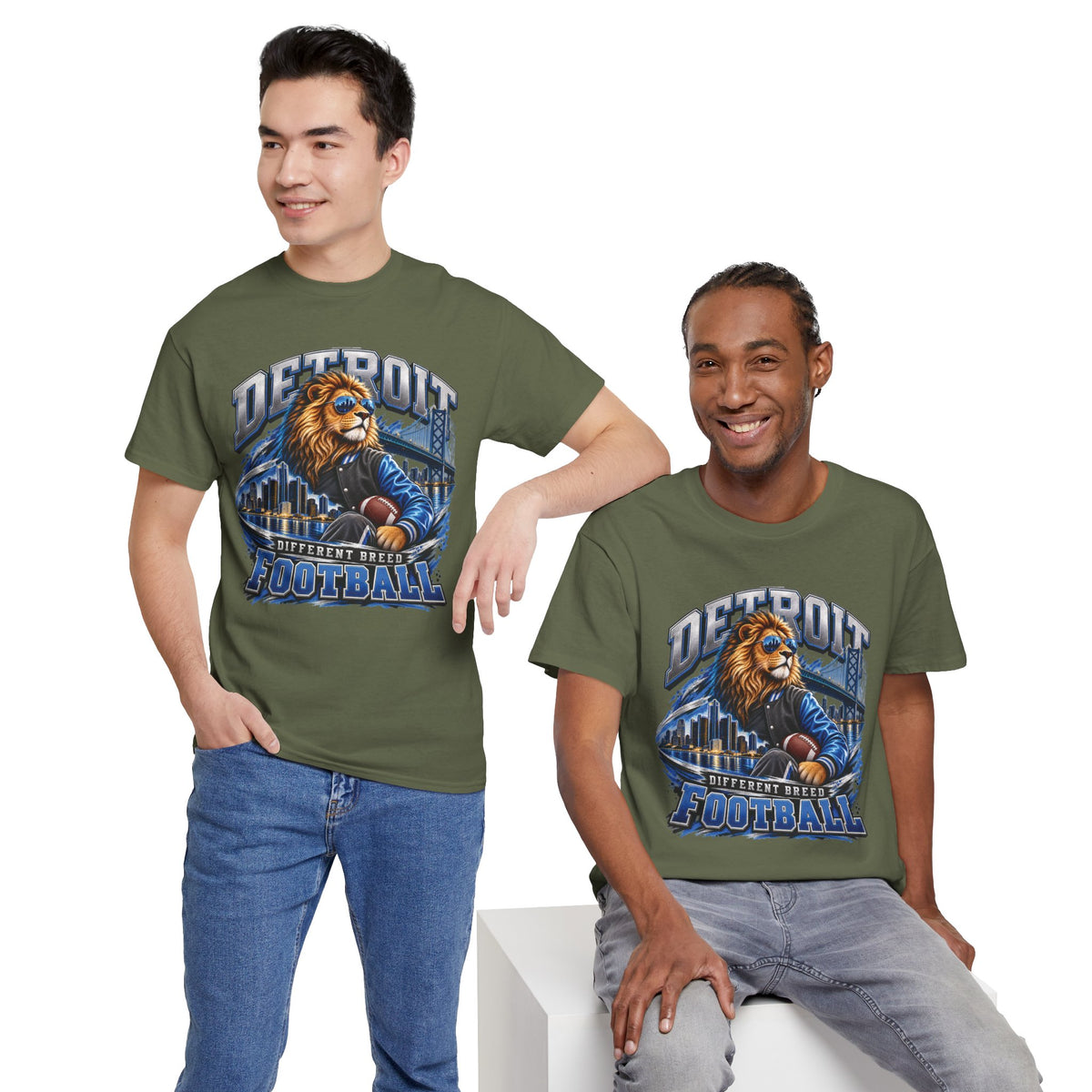 Detroit Lions Football Graphic T-Shirt
