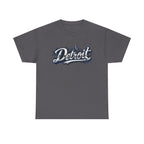 Detroit Script Tee | 313 Drip Skyline T-Shirt