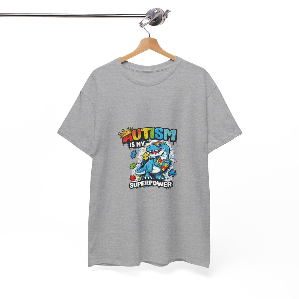 Autism Is My Superpower T-Shirt | Puzzle Piece Shark Design