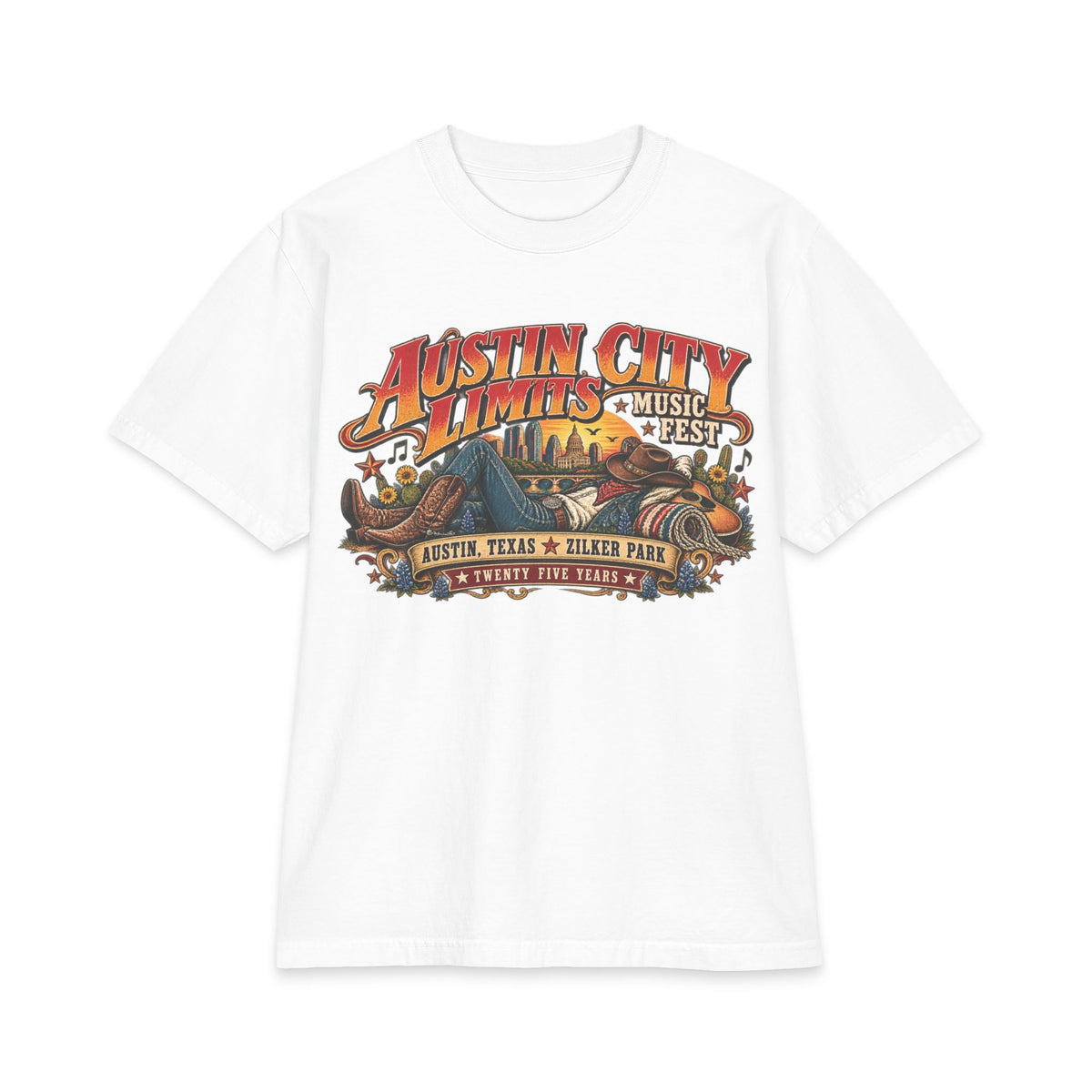 Austin City Limits Festival T-Shirt | Austin Texas Zilker Park Music Tee
