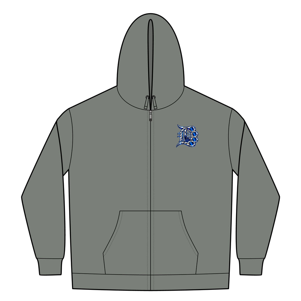 Heavyweight Sherpa-Lined Hooded Fleece Jacket