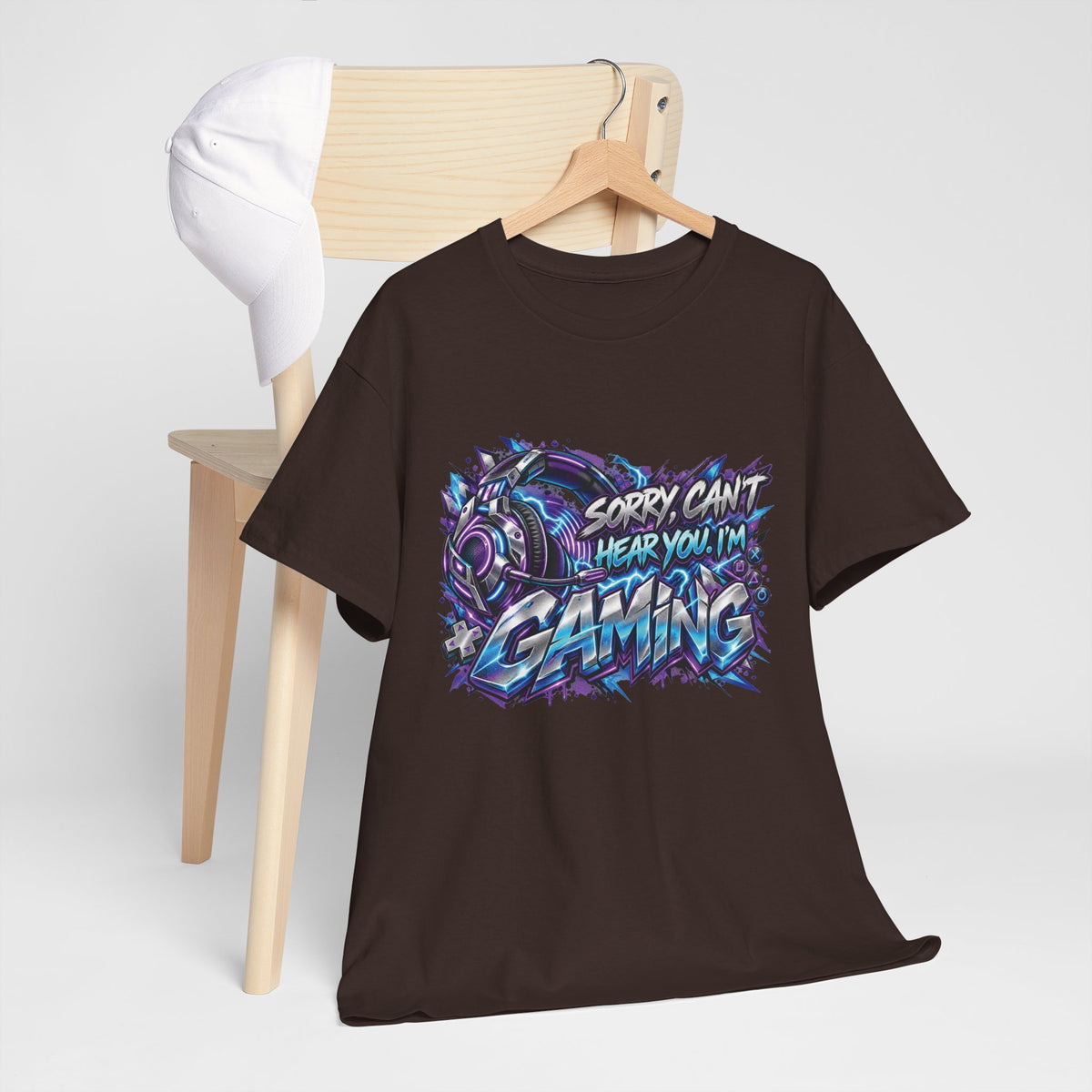 Gaming “Sorry, Can’t Hear You, I’m Gaming” Graphic T-Shirt
