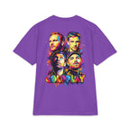 Coldplay band portrait T-Shirt | Colorful watercolor logo tee