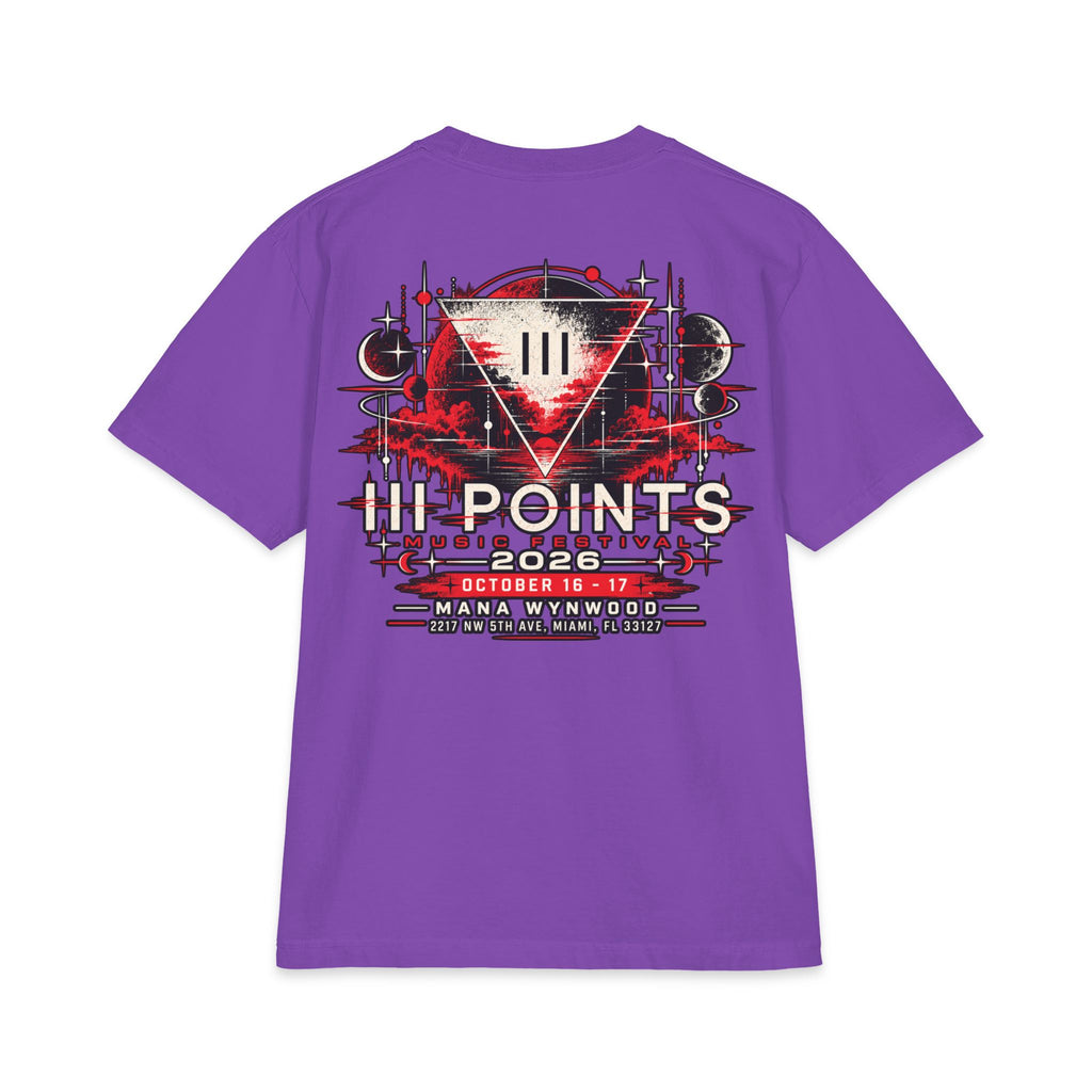 Three Points Tour Graphic Short Sleeve | Band Tee, Red Black Vintage