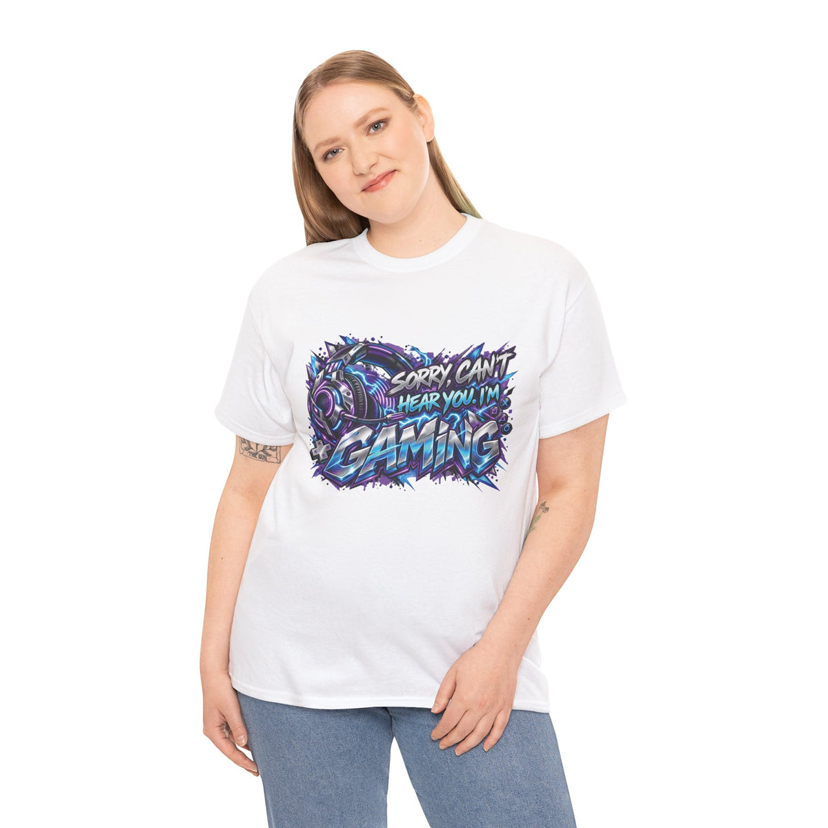 Gaming “Sorry, Can’t Hear You, I’m Gaming” Graphic T-Shirt