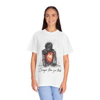 Heart of Flame sketch figure T-shirt | Stronger Than You Think graphic tee