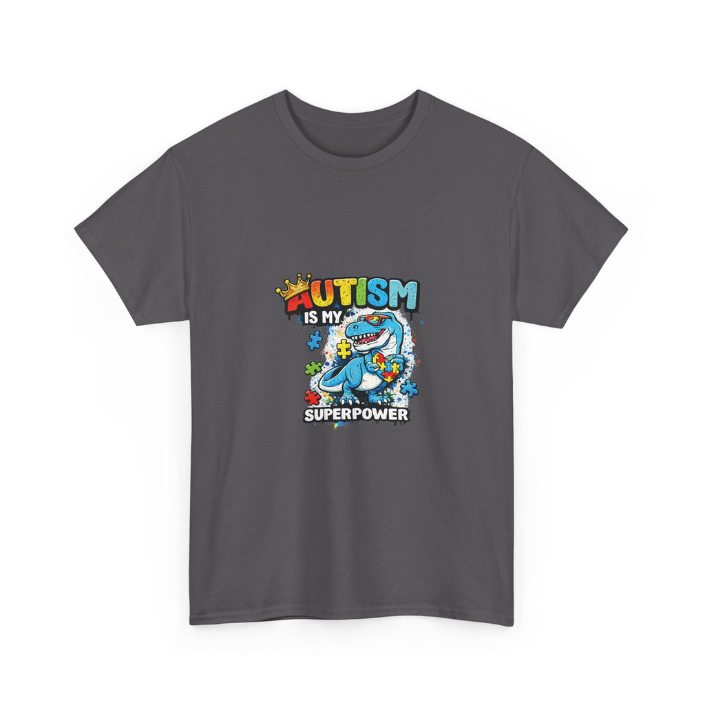 Autism Is My Superpower T-Shirt | Puzzle Piece Shark Design