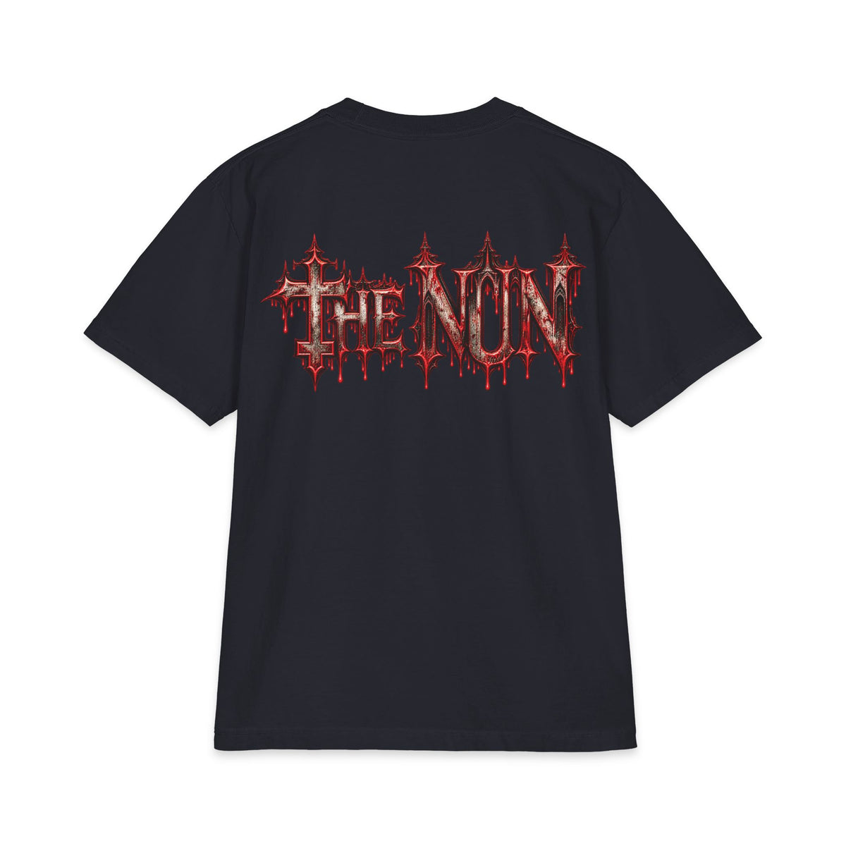 Horror Nun Illustration T-Shirt | Shes Watchin You Gothic Horror Tee