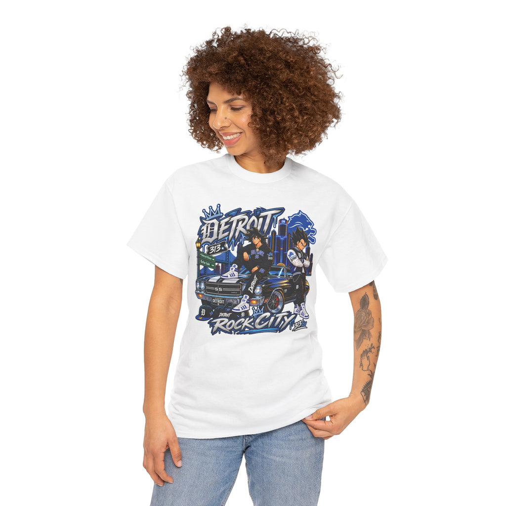 Detroit Rock City Tee | Vintage Car, Cityscape Hip Hop Graphic
