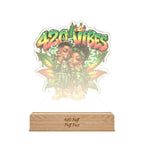 420 Vibes Acrylic Night Light | Custom Shape UV LED Lamp