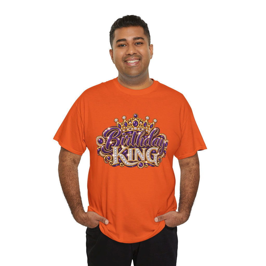 Birthday King Crown Graphic T-Shirt