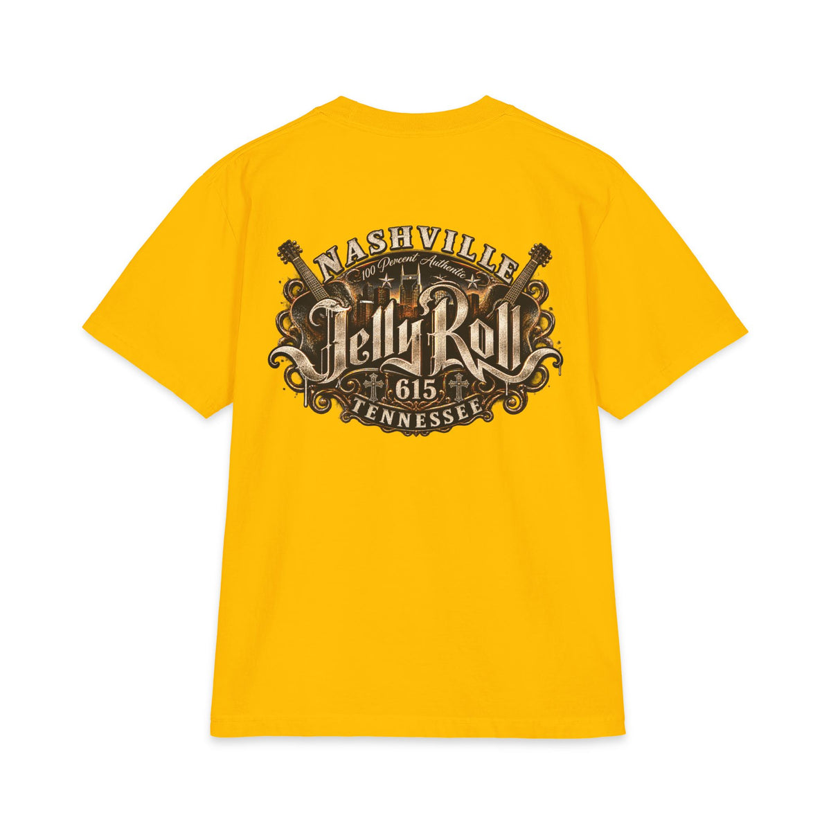 Nashville Jelly Retro Logo T-Shirt | Music City 615 Tennessee