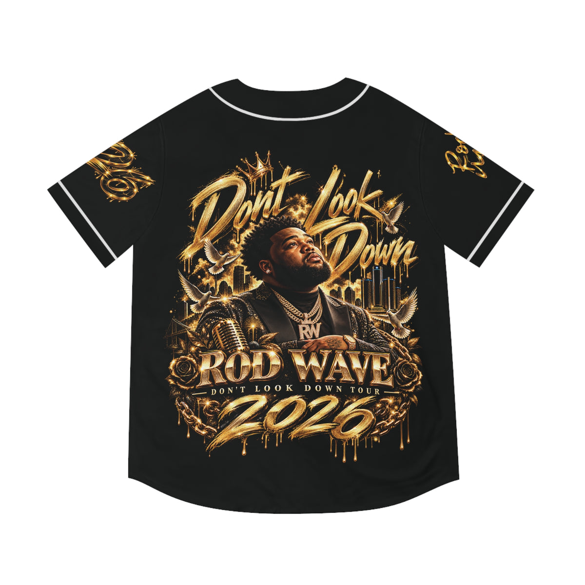 Dont Look Down Rod Wave 2020 Baseball Jersey All Over Print