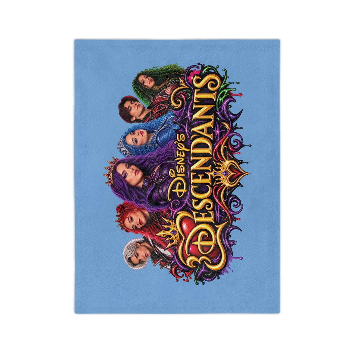 Descendants Character Artwork Blanket | Velveteen Microfiber