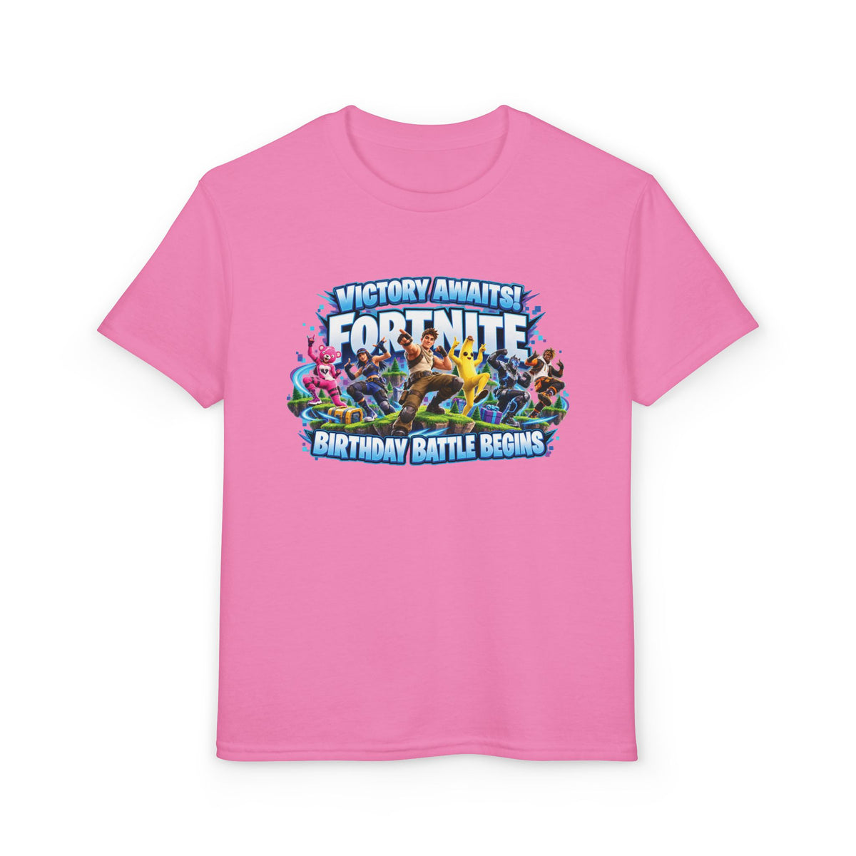 Victory Royale Fortnite Birthday Battle Begins Youth T-Shirt