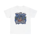 Detroit Basketball Lion Graphic Tee | Motor City D Old English Logo