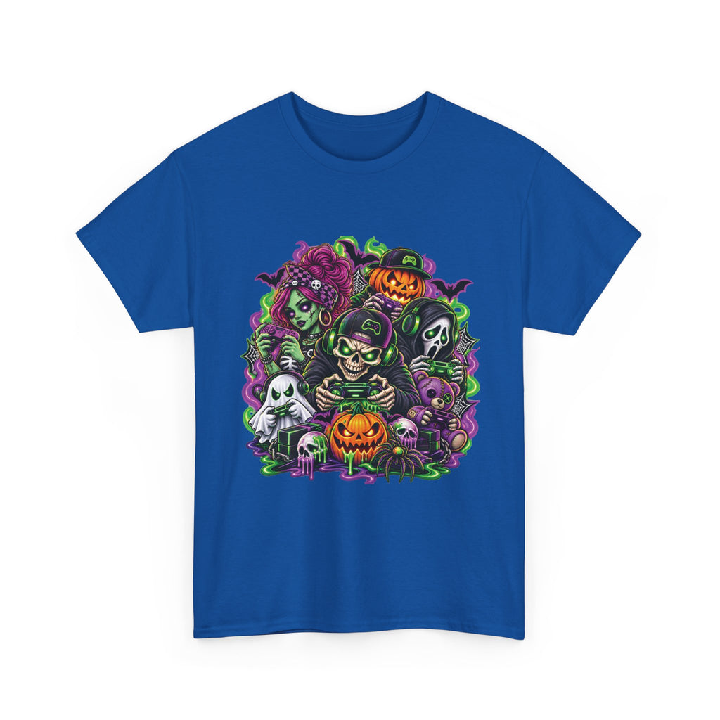 Spooky Halloween Monsters T-Shirt | Pumpkin, Ghost, Witch, Skeleton