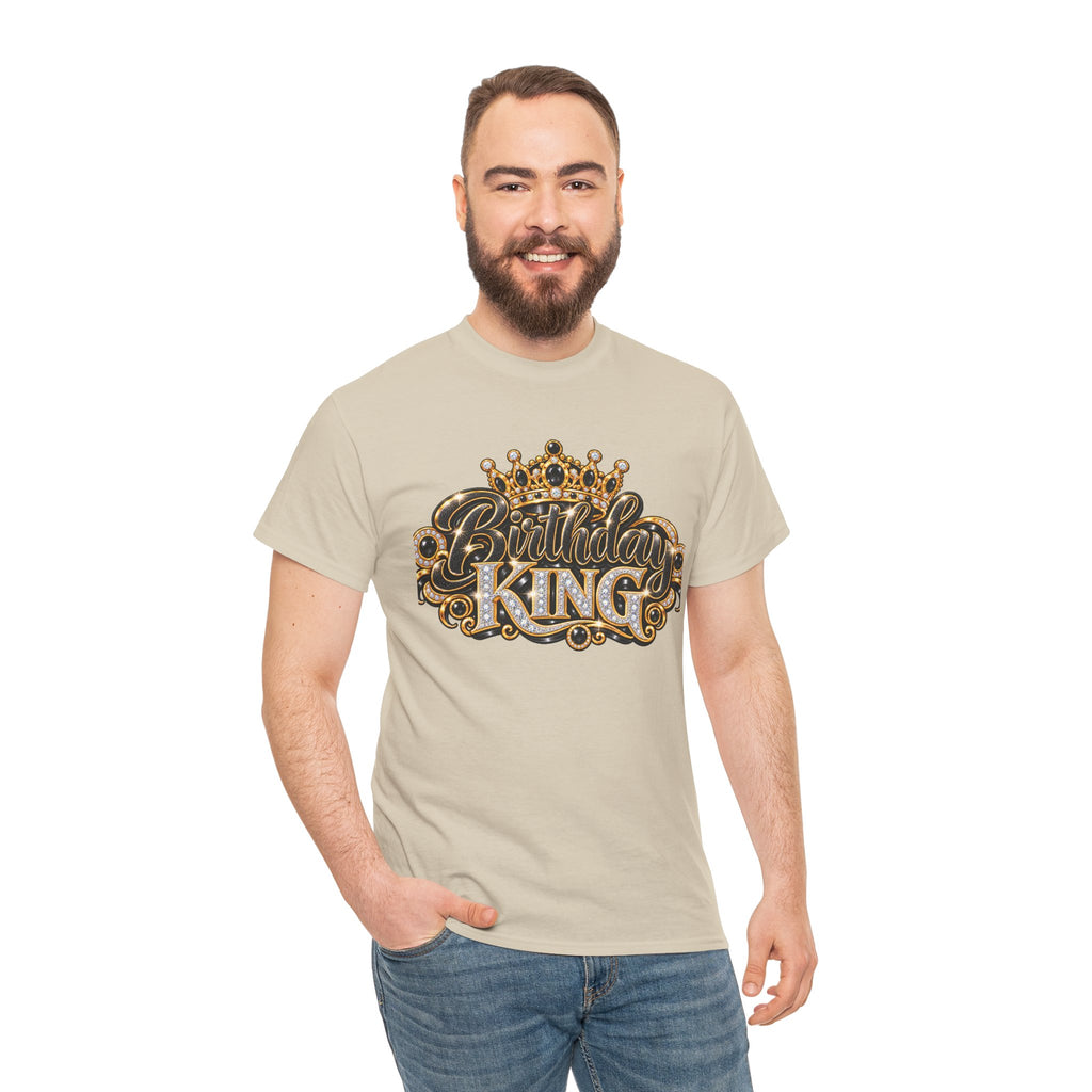 Birthday King Crown Graphic T-Shirt