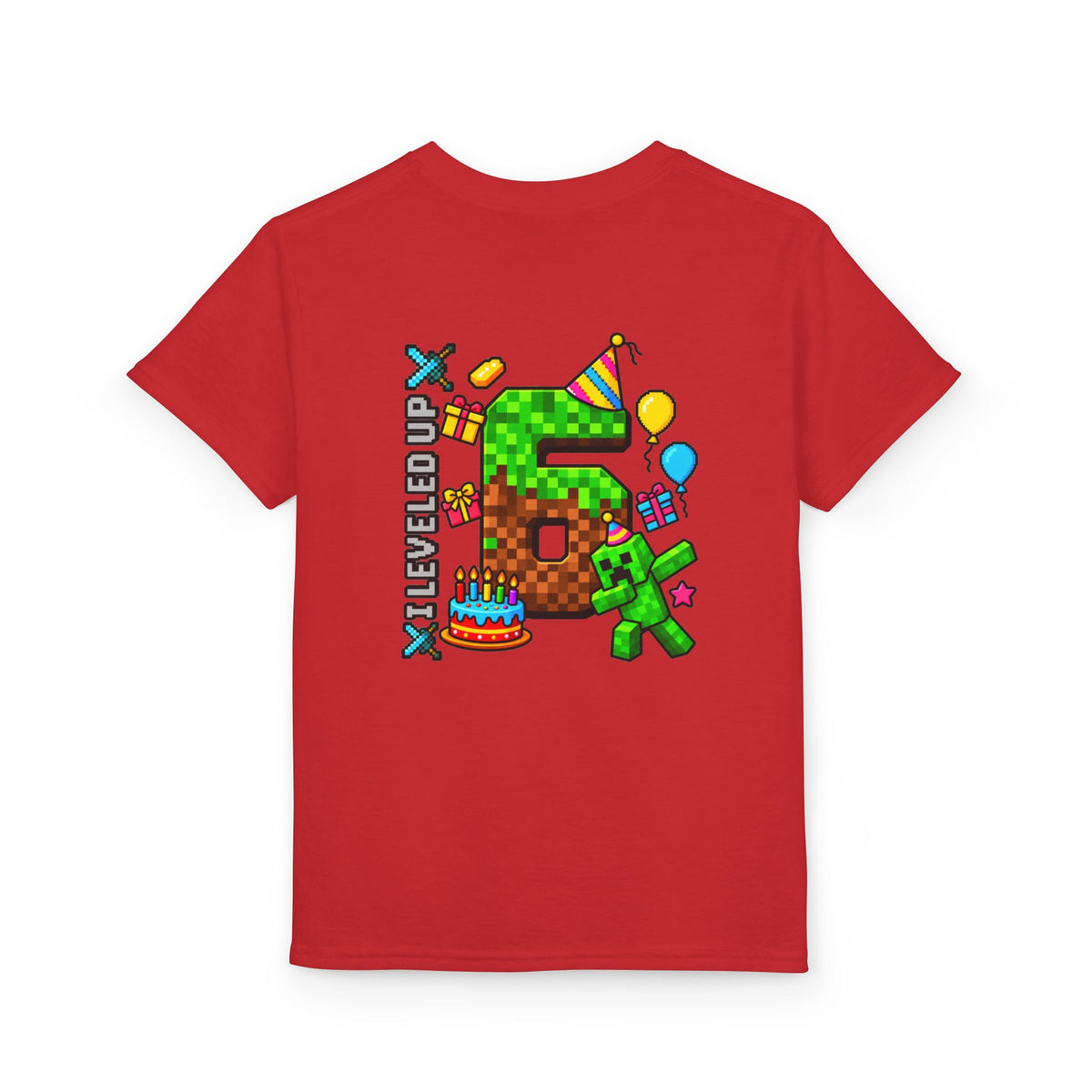Bruh It’s My Birthday Youth T-Shirt – Pixel Gaming Birthday Shirt