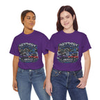 Detroit Muscle Car Tee | Vintage Hot Rod Illustration, Garage Scene