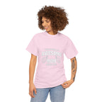Awesome Mom with Pointing Thumbs T-Shirt | Mother's Day Tee