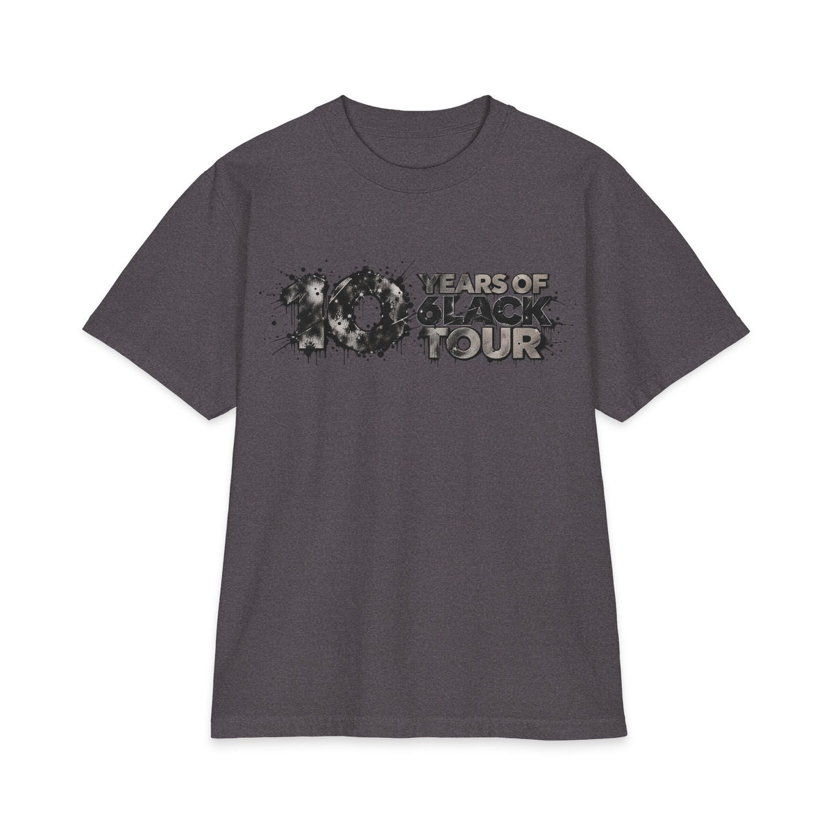10 Years of 6lack Tour T-Shirt | 6lack Tour Bear Paw Graphic