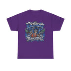 Detroit Basketball Lion Graphic Tee | City Streetball Detroit D Logo