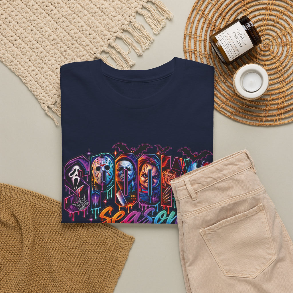 Horror Mask Graffiti Tee | Spooky Season Halloween Slasher Skull Vampire Werewolf