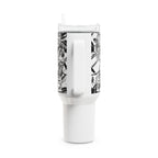 Football Dad Tumbler | 40oz Insulated Travel Mug