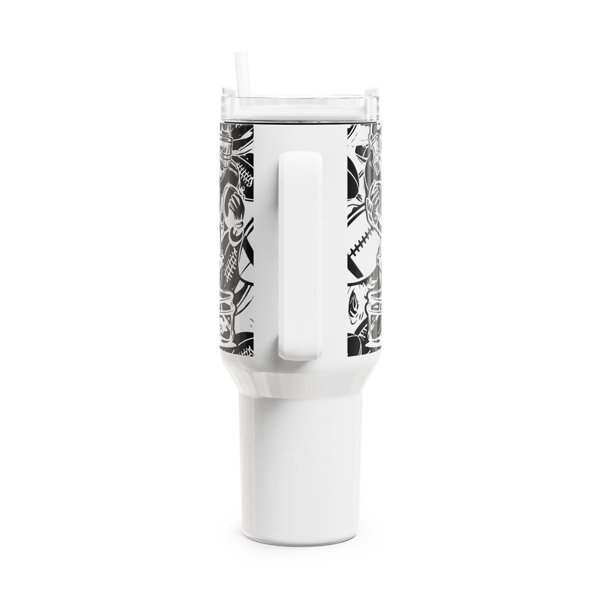 Football Dad Tumbler | 40oz Insulated Travel Mug